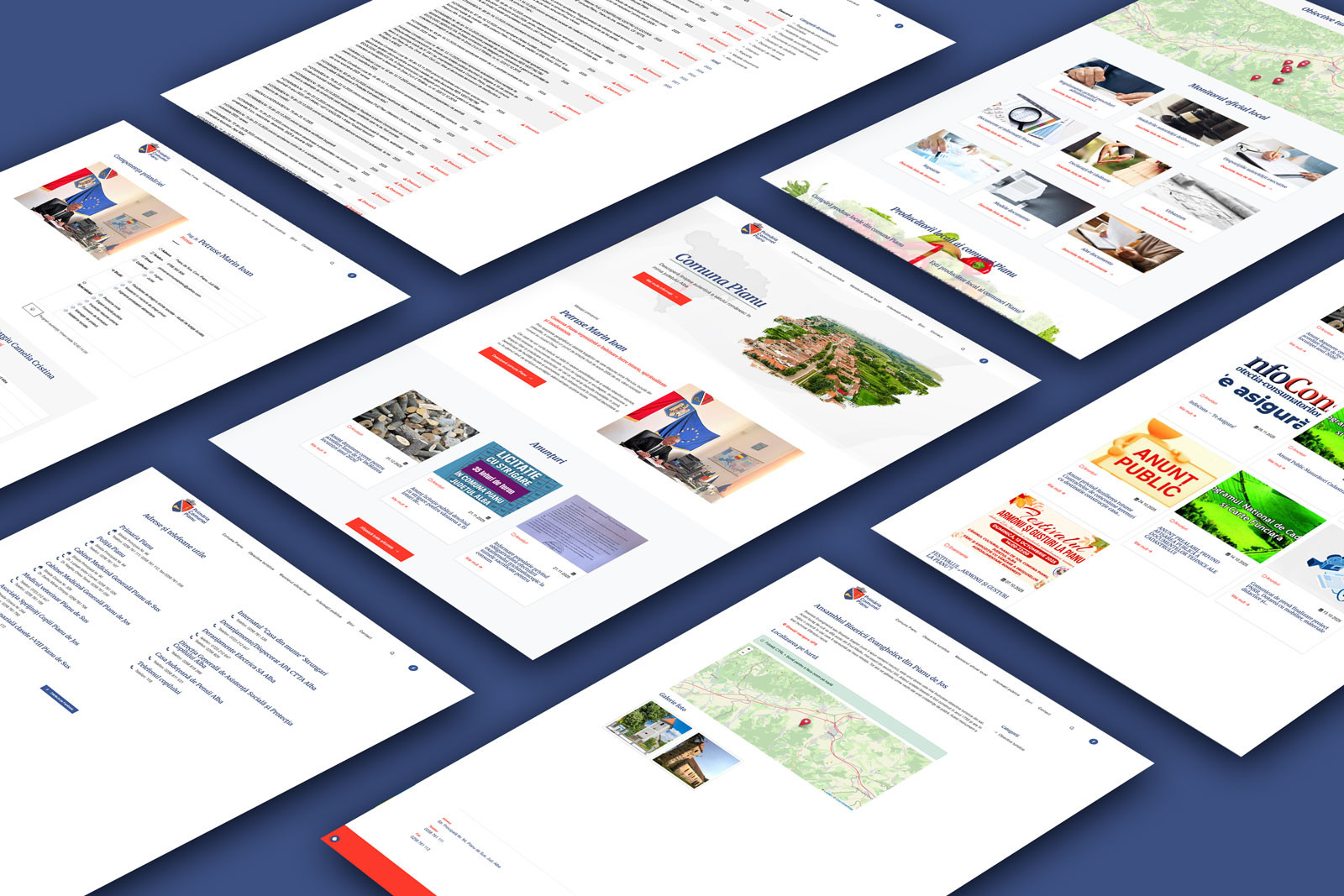 Site web instituțional primariapianu.ro