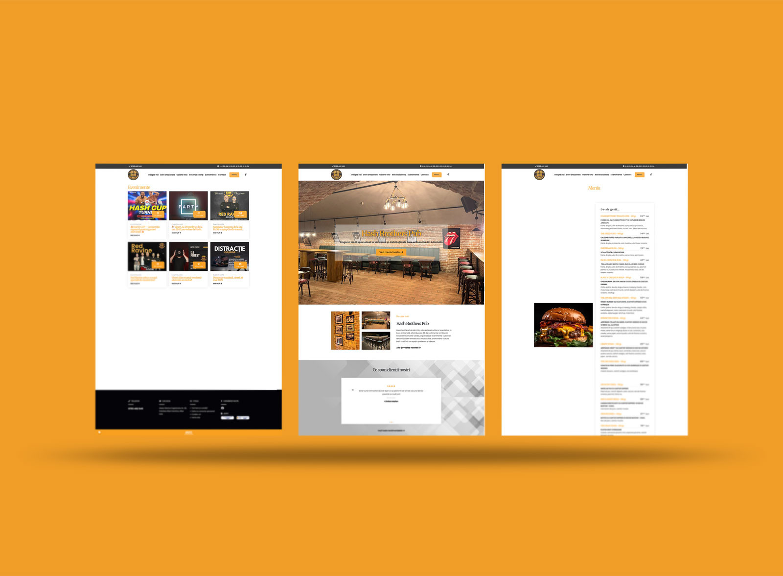 Realizare site web hashbrothers.ro